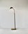1980s Koch and Lowy Telescoping Brass Floor Lamp Conical Shade Detail Vintage Modern For Sale - Image 10 of 18