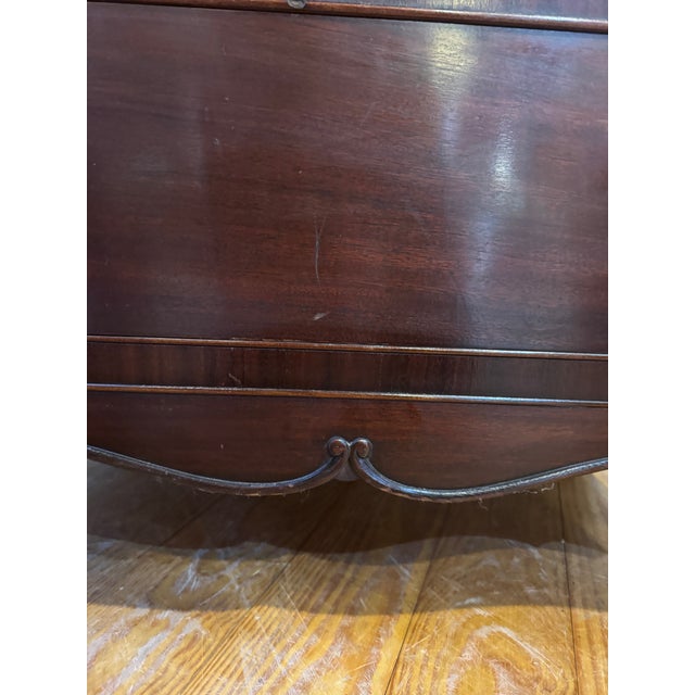 Vintage 5 Drawer Mahogany Chest of Drawers For Sale - Image 10 of 12
