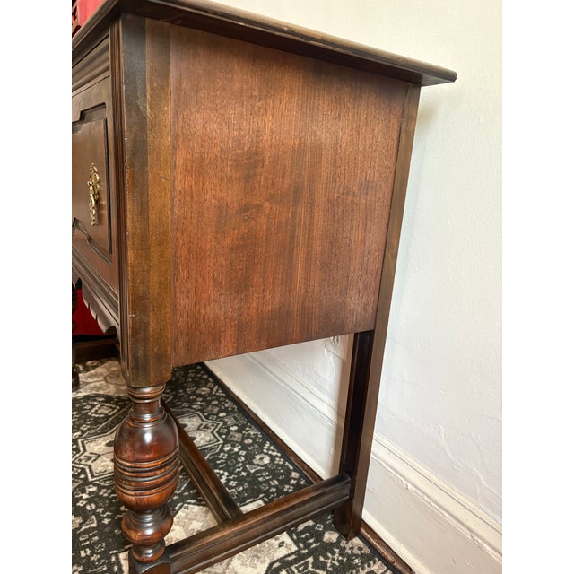 1920s 1920s Berkey & Gay Spanish Colonial Revival Walnut Server Cabinet For Sale - Image 5 of 11