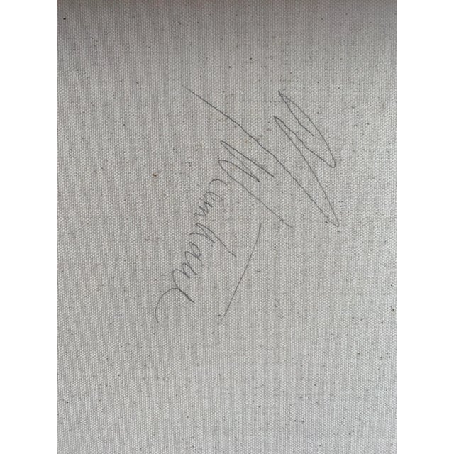 "Fall Into Place 2" Contemporary Original Abstract Painting by Nina Weintraub For Sale - Image 9 of 9