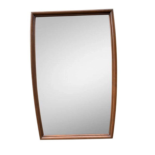 Mid-Century Modern 1950s John Stuart Mid-Century Modern Hanging Wall Mirror For Sale - Image 3 of 7