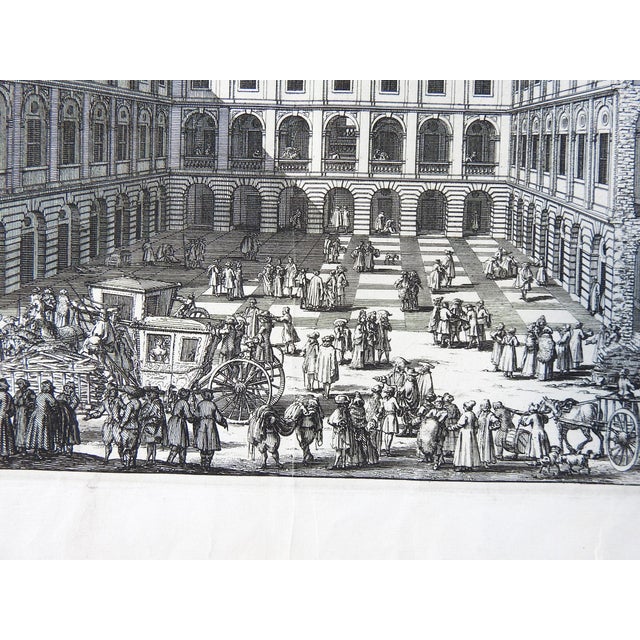 English 1691 Architectural Engraving of the Stockholm Courthouse For Sale - Image 3 of 5