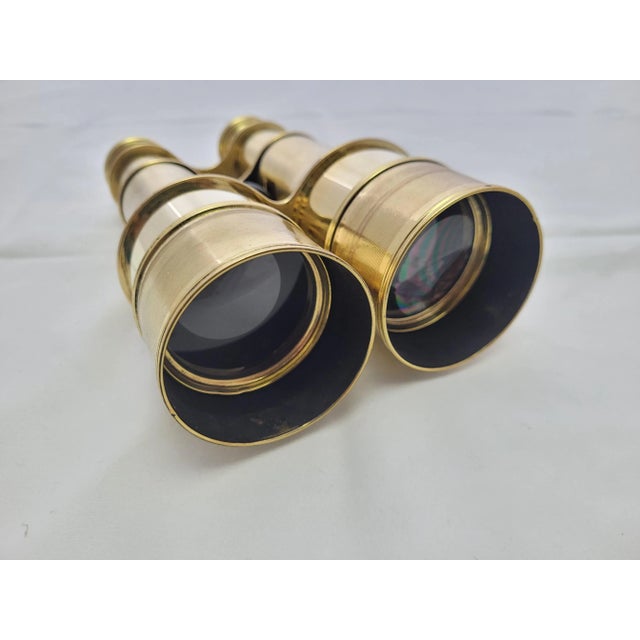 French Yachting Binoculars by Lemaire Fabt. Paris For Sale - Image 10 of 11