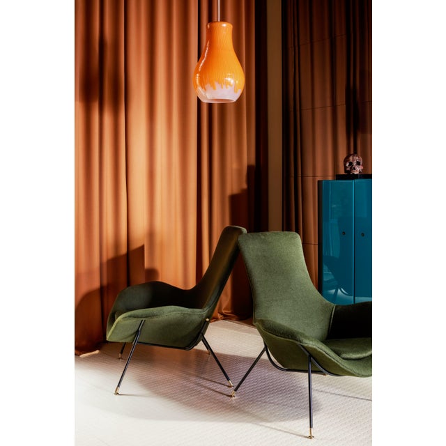 Anemone Pendant Light in Glass by Ludovico Diaz De Santillana for Venini, 1960s For Sale - Image 6 of 11
