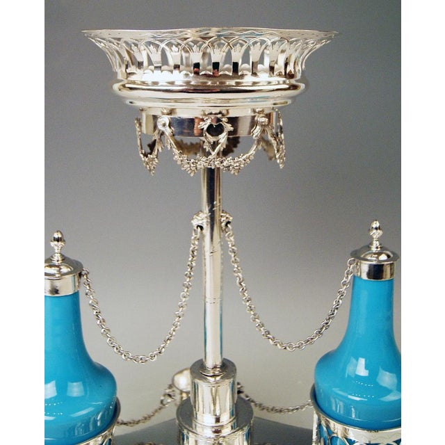 Empire Silver Huilière Spice Set by Johann Matthias Lang for Augsburg, 1802, Set of 3 For Sale - Image 4 of 15