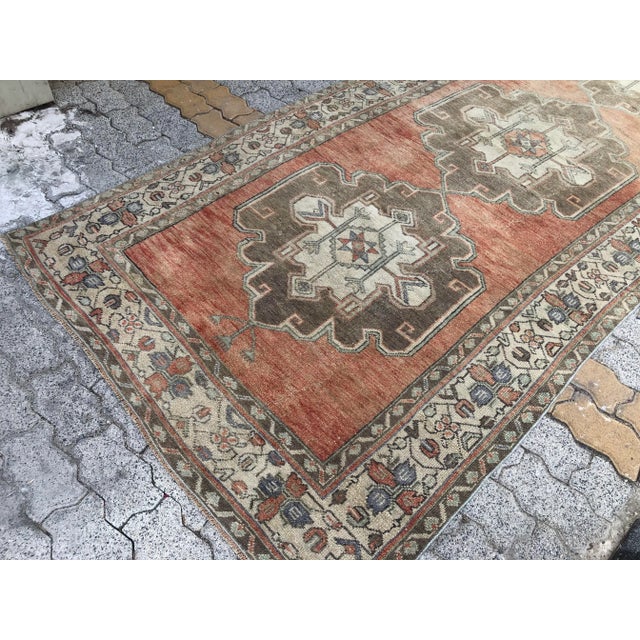 1960s Vintage Wool Anatolian Vintage Runner Rug For Sale - Image 5 of 11