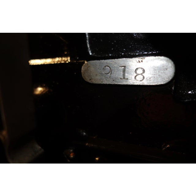 Black Antique Circa 1916 "New Premier Pathescope 28mm Cinema Projector" For Sale - Image 8 of 13