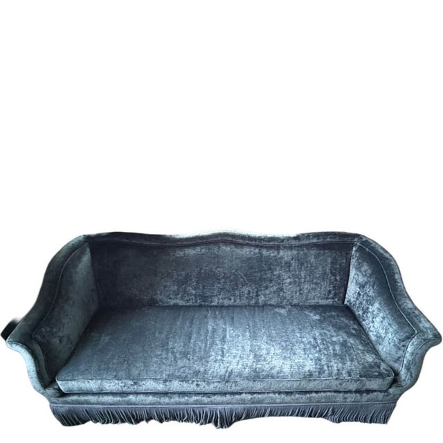 Early 21st Century Belle Époque Velvet Sofa by EJ Victor For Sale - Image 5 of 9