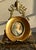 Italian Miniature Oval Gilded Wooden Framed Antique Signed Painting Portrait of Marie Antoinette or a Royal Lady For Sale - Image 11 of 15