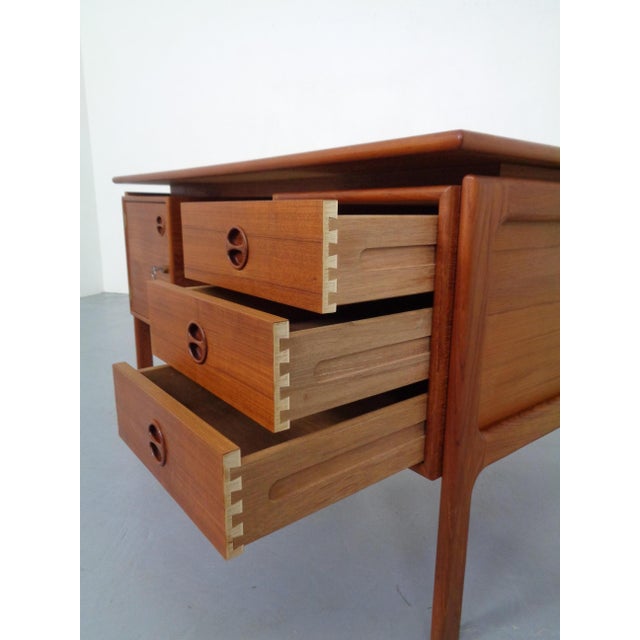 Teak Desk from Gasvig GV Møbler, Denmark, 1960s For Sale - Image 12 of 17