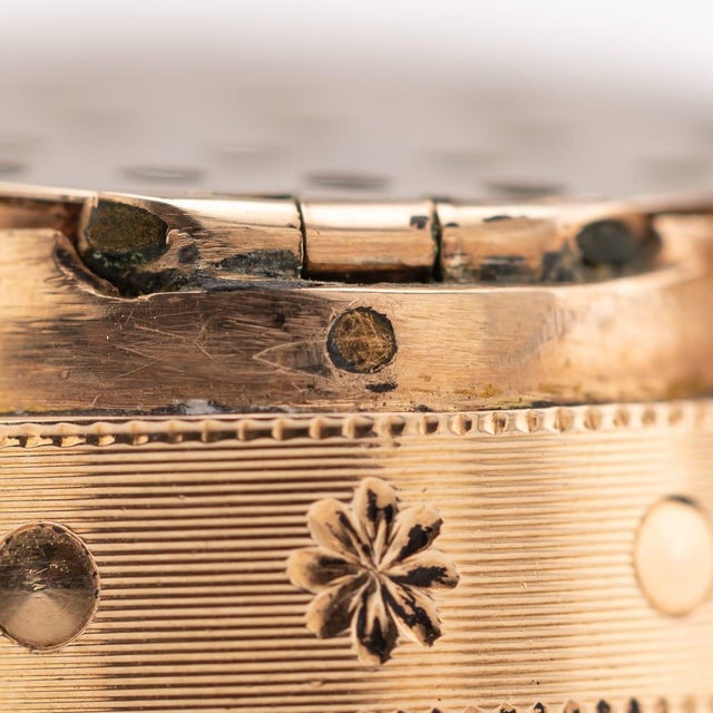 Antique 19th Century Georgian 18k Gold Oval Vinaigrette, 1800s For Sale - Image 11 of 12