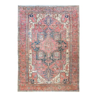 Early 20th Century Persian Heriz Rug For Sale