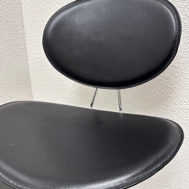 Contemporary Adjustable Swivel Stool For Sale - Image 11 of 12