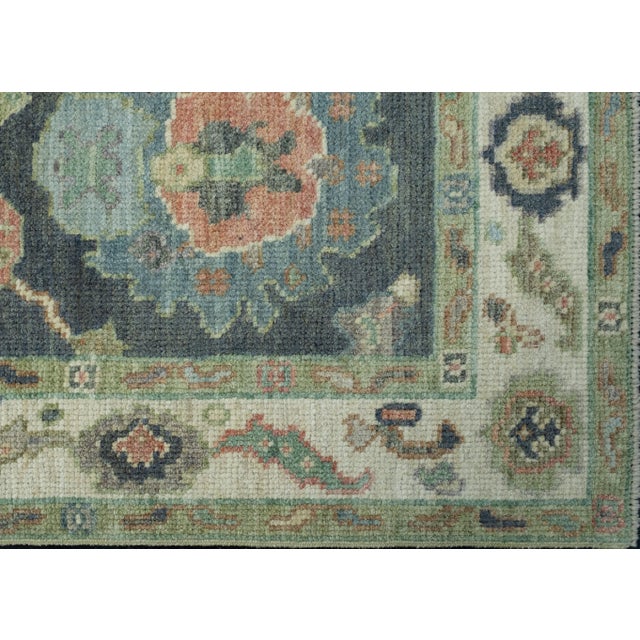 Turkish Oushak Rug 2'7" x 5'1" #17552 For Sale - Image 4 of 8