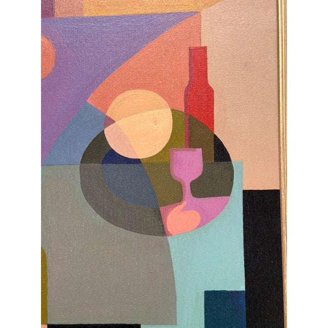 BMK, Abstract Still Life, 1993, Oil Painting on Canvas, Framed For Sale - Image 13 of 18