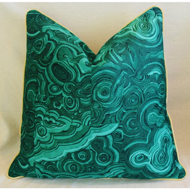 Tony DuquetteStyle Jim Thompson Malachite Pillows a Pair Chairish