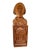 Life-Size Vintage Folk-Art Carved Wood Figurative Bust of Thomas Jefferson at Universe of Virginia Rotunda Sculpture For Sale - Image 13 of 13