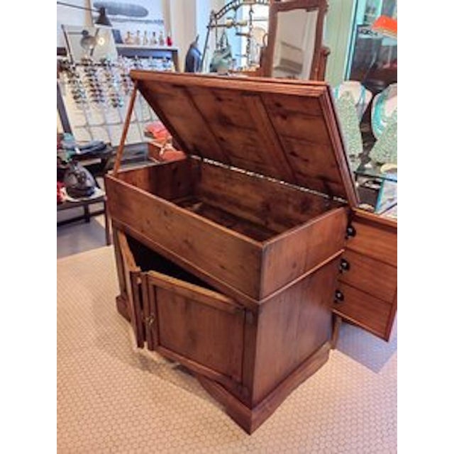 Walnut Stained Fir Sideboard, 1980s For Sale - Image 9 of 10