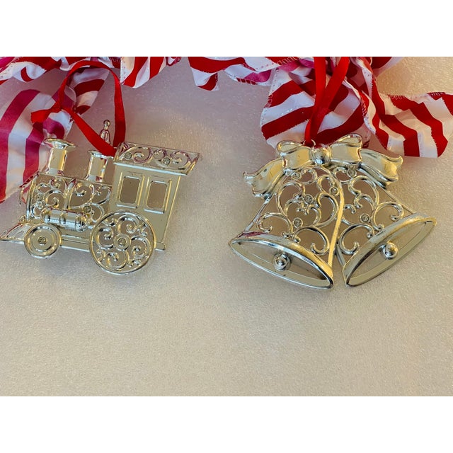 Pair Vintage Lennox Christmas Ornaments For Sale - Image 4 of 4