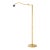 1950s Mid-Century Modern Solid Brass Swing Arm French Floor Lamp For Sale
