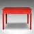 1980s Tall Vintage Art Deco Revival Hall Table, Oriental, Red Lacquer, Side, Reception For Sale - Image 5 of 10
