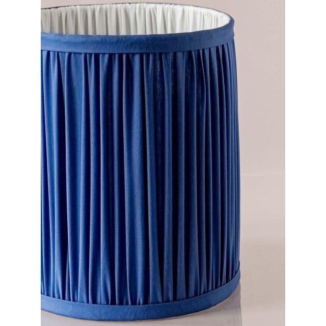 Royal Delft Blue Louis XV Table Lamps, New Pleated Lampshades, Set of 2 For Sale - Image 11 of 16