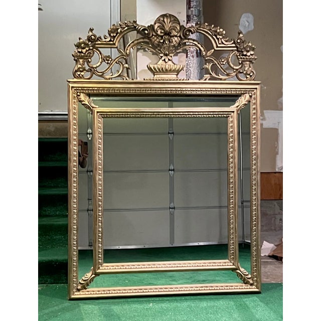 2010s Spectacular Large Kravet Giltwood Mirror (For Wall or Floor) - Beautifully Carved For Sale - Image 5 of 10