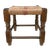 1940s 1940s English Country Oak and Rush Footstool For Sale - Image 5 of 6