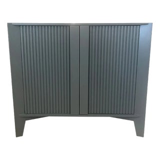 37" Finished 2 Door Vintage Buffet For Sale