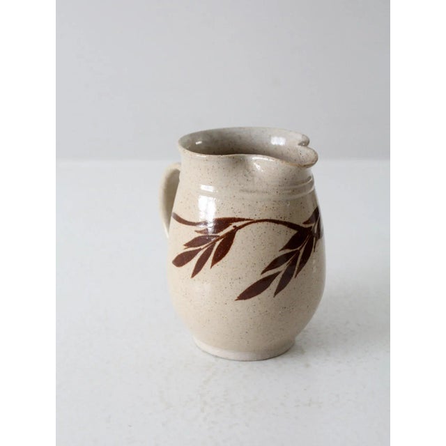 Vintage Lakeside Pottery Pitcher For Sale - Image 4 of 9