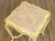 Cream Vintage Italian Painted Marble Top Side Table For Sale - Image 8 of 13