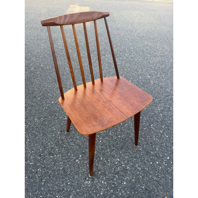 Mid-Century Modern Mid Century Modern f.d.b Mobler J77 Dining Chairs For Sale - Image 3 of 10