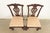 Late 20th Century Baker Furniture Chippendale Carved Mahogany Side Chairs or Dining Chairs, Pair For Sale - Image 5 of 13