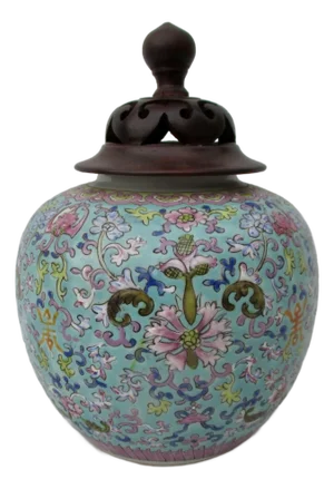 Chinese Antique Ginger Jar Circa 1910-1920s