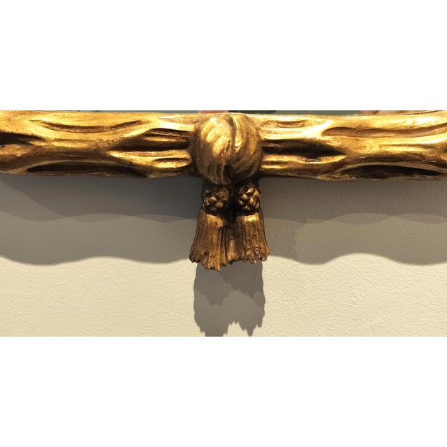 Hollywood Regency Guilded Fairy Tale Mirror For Sale In Dallas - Image 6 of 9