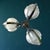 1960s Space Age Chromed Metal and Glass 3-Light Sputnik Chandelier, 1960s For Sale - Image 5 of 13