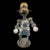 1975 Post-Modern Chrome Bubble Ball Robot Table Lamp by Torino Lamps For Sale - Image 11 of 12