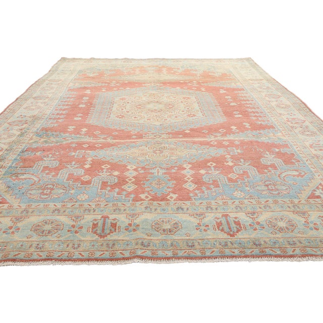Tribal Vintage Persian Viss Rug - 07'06 X 11'08 For Sale - Image 3 of 9