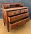 English Country Oak Chest of Drawers with Raised Back and Small Drawers, 1930s For Sale - Image 4 of 8