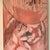 Light Pink Vintage Signed Abstract Expressionist Pink & Coral Oil Painting For Sale - Image 8 of 14