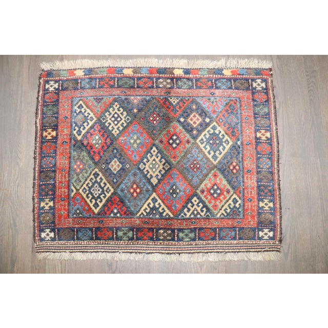 Antique Zabihi Collection Jaff Kurd Bagface Rug For Sale - Image 4 of 7