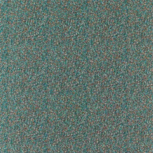 Harlequin Nickel Fabric in Teal/Rust