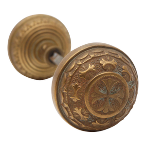 Antique Nashua Four Fold Entry Door Knobs