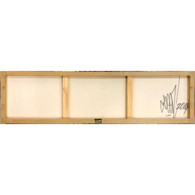 Original painting on canvas. Hand signed and dated on verso by Seen. Painting is stretched. Artwork is in excellent...