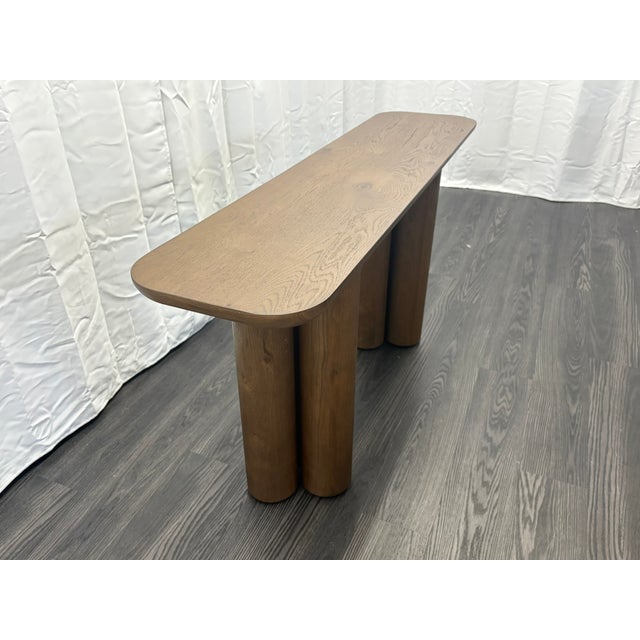 Rh Oslo Cylinder Console Table — 60" For Sale - Image 14 of 18