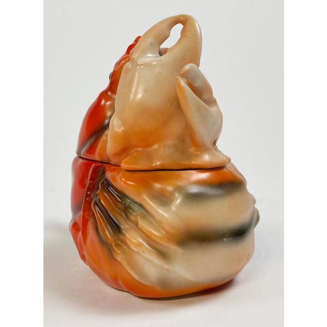 Early 20th Century Vintage Royal Bayreuth Ceramic Lobster Creamer Bowl For Sale - Image 5 of 7