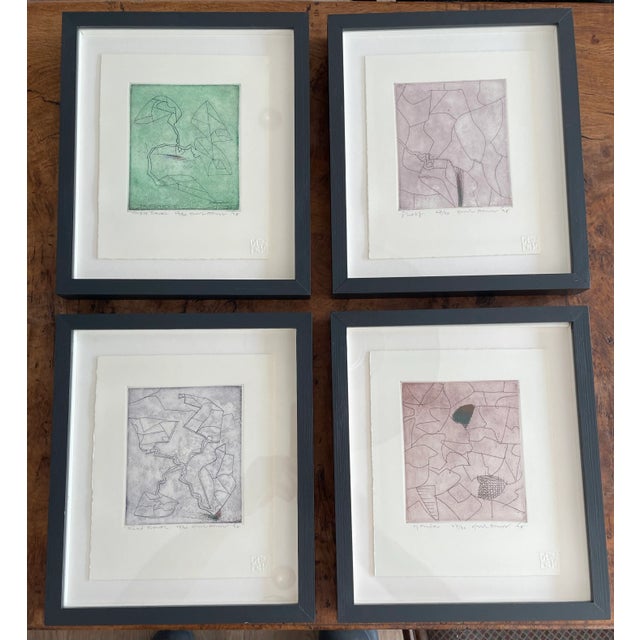 Signed, inscribed and dated number 27/30 Originally distrbuted by Alan Cristea Gallery London Each Frame 11.5" x 9.75"...