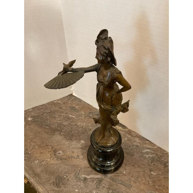 Rococo Early 20th Century Patinated Bronze Rococo Style Sculpture For Sale - Image 3 of 10