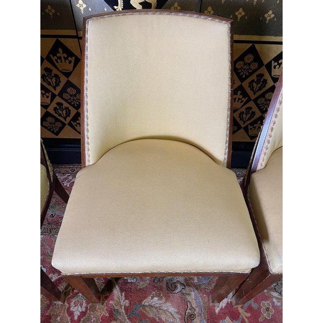 Art Deco Gondola Chairs, Set of 4 For Sale - Image 6 of 13