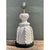 Mid-Century Modern Vintage Ceramic Rope Detail Table Lamp For Sale - Image 3 of 12
